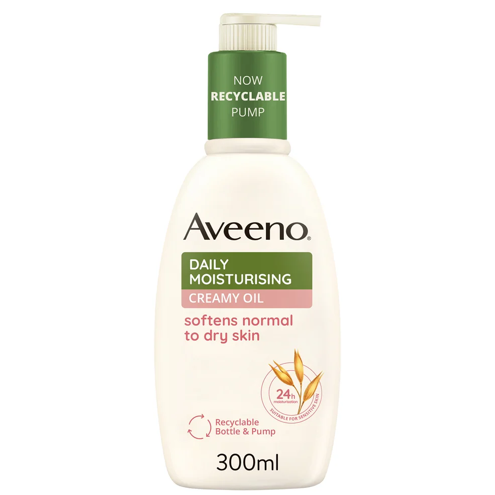 Aveeno Daily Moisturising Creamy Oil 300ml Image 1