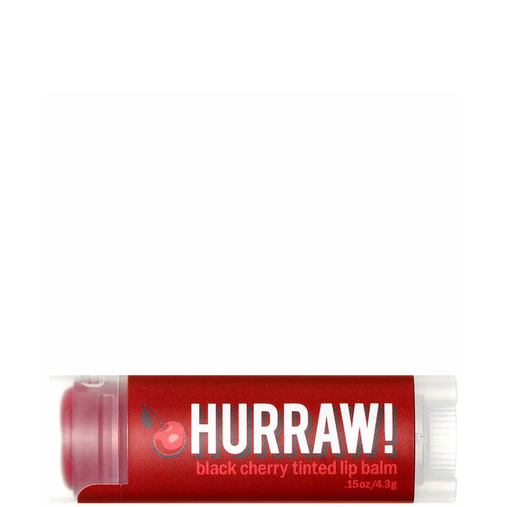 Hurraw! Black Cherry Tinted Lip Balm Image 1