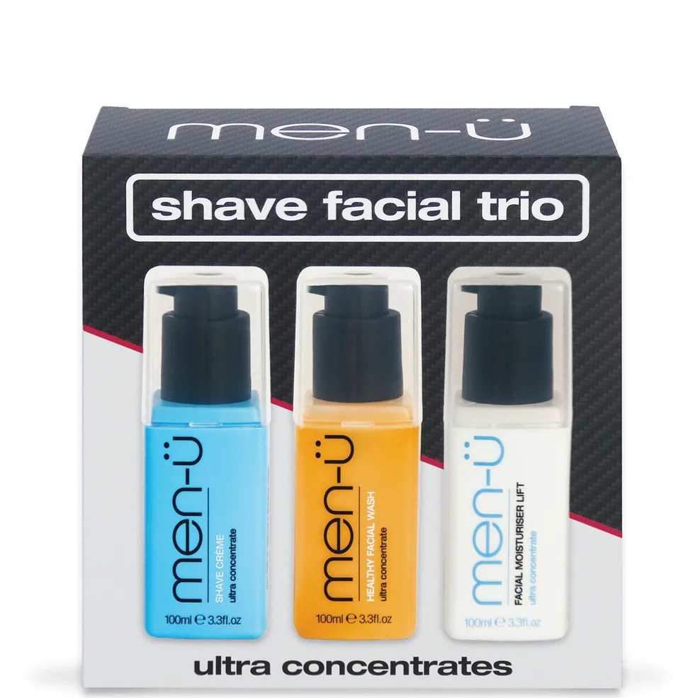 men-ü Shave Facial Trio (Worth £38.85) Image 1