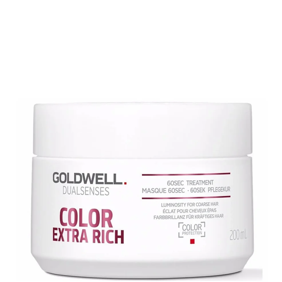 Goldwell Dualsenses Color Extra Rich Brilliance 60Sec Treatment Mask 200ml For Thick, Coarse Coloured Hair Image 1