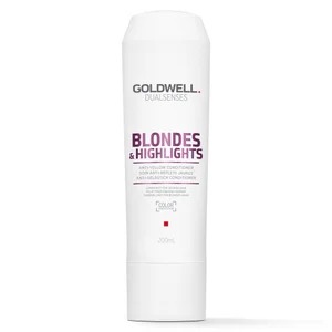 Goldwell Dualsenses Blonde And Highlights Anti-Yellow Conditioner, For Luminosity & Neutralising Unwanted Yellow Tones 200ml - Size 200ml