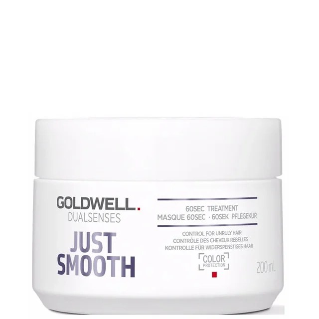 Goldwell Dualsenses Just Smooth 60Sec Treatment Mask 200ml For Smoothing Unruly, Frizzy Hair