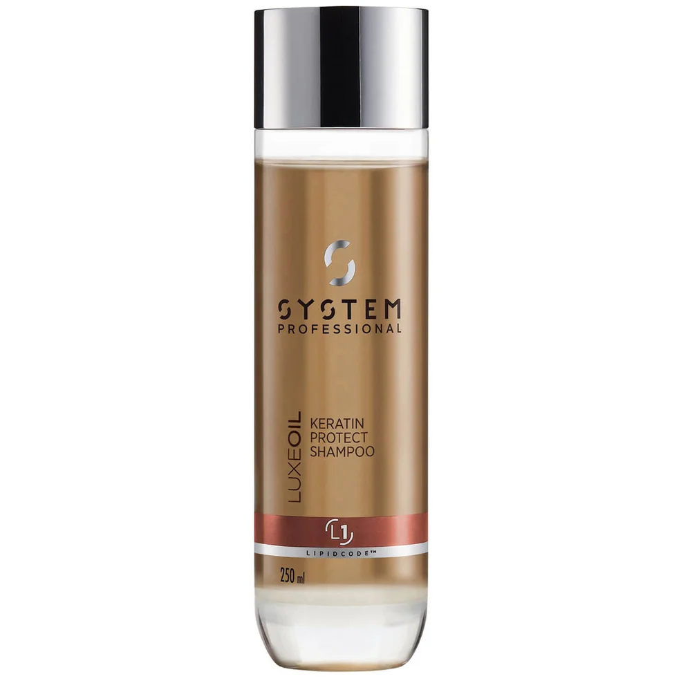 System Professional LuxeOil Keratin Protect Shampoo 250ml Image 1