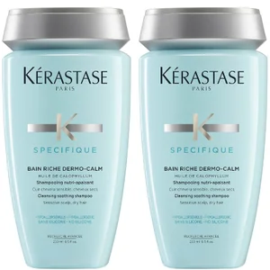 Kérastase Specifique Dermo-Calm Bain Riche Shampoo 250ml Duo - undefined undefined