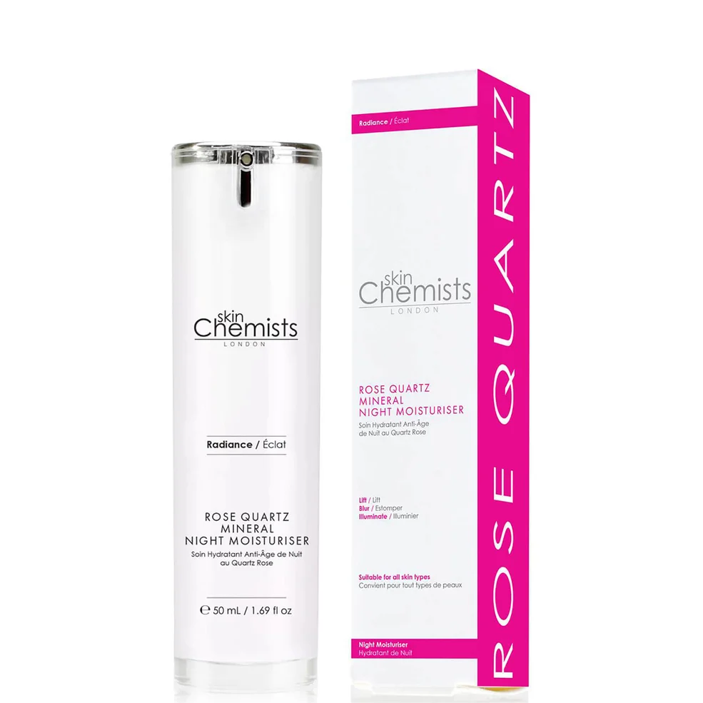 skinChemists London Rose Quartz Mineral Night Moisturiser 50ml Image 1