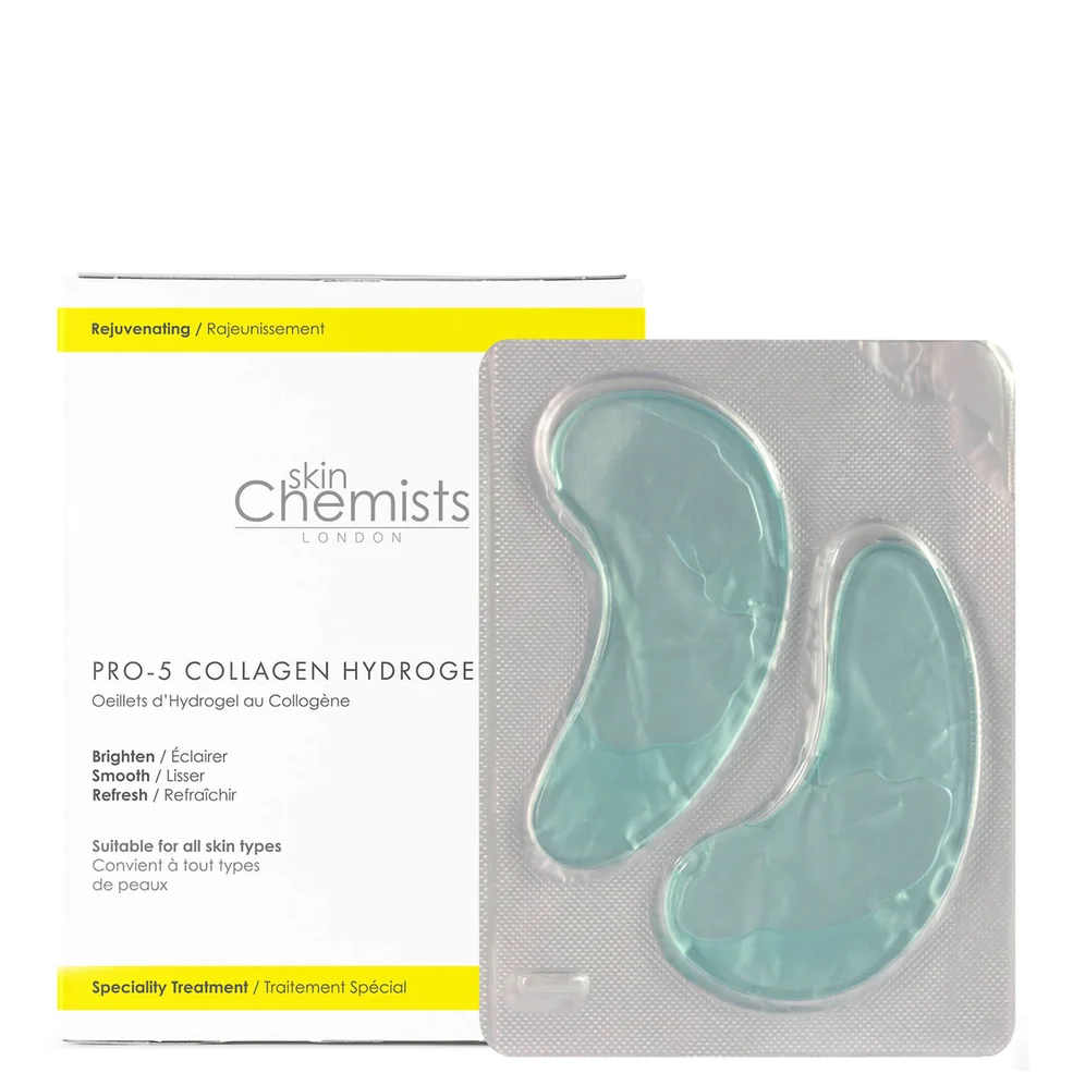 skinChemists London Pro-5 Collagen Hydro Gel Eye Pads (5 x 2 Pads) Image 1