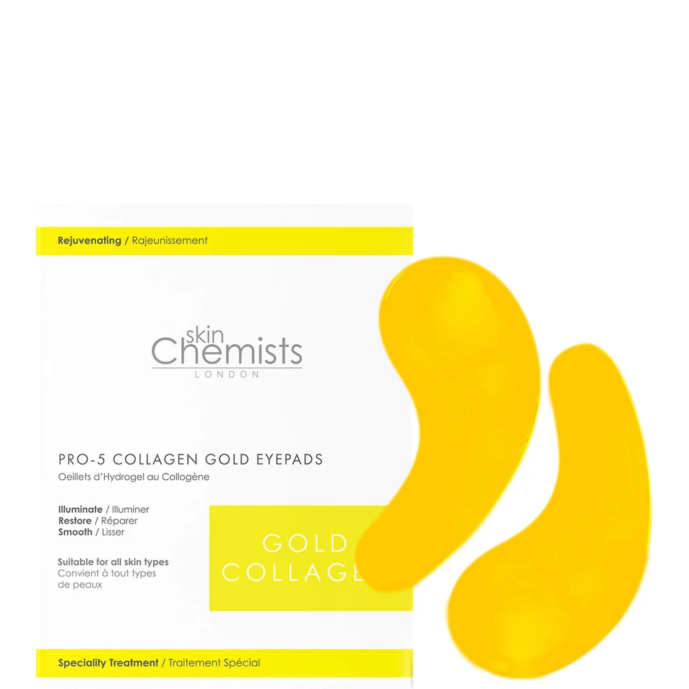 skinChemists London Pro-5 Collagen Gold Eye Pads (5 x 2 Pads) Image 1