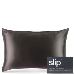 Slip Silk Pillowcase - Queen - Charcoal - Colour Charcoal