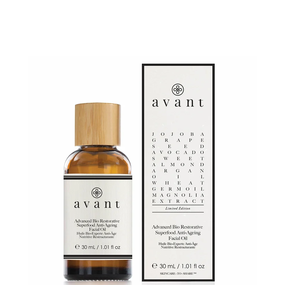 Avant Skincare Limited Edition Advanced Bio Restorative Superfood Facial Oil 30ml Image 1