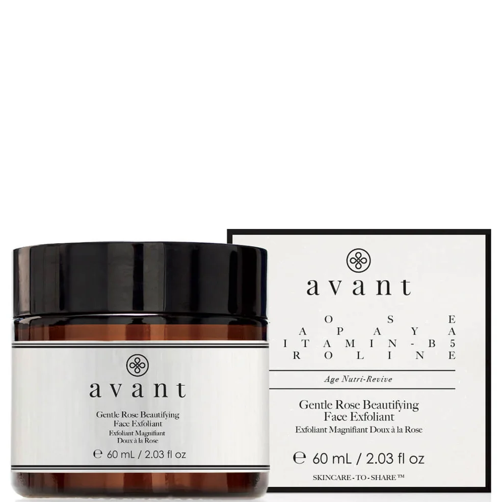 Avant Skincare Gentle Rose Beautifying Face Exfoliant 60ml Image 1