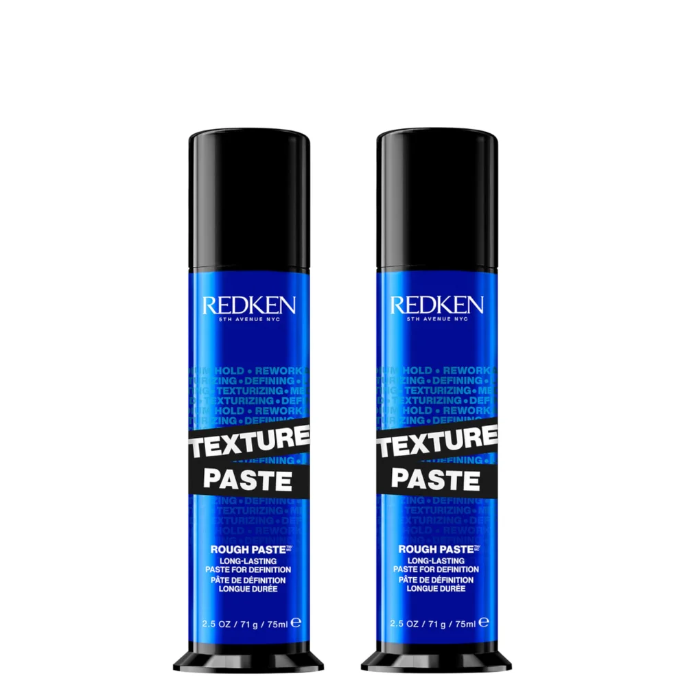 Redken Texture Paste Long-Lasting Hair Paste for Definition 2 x 75ml Image 1