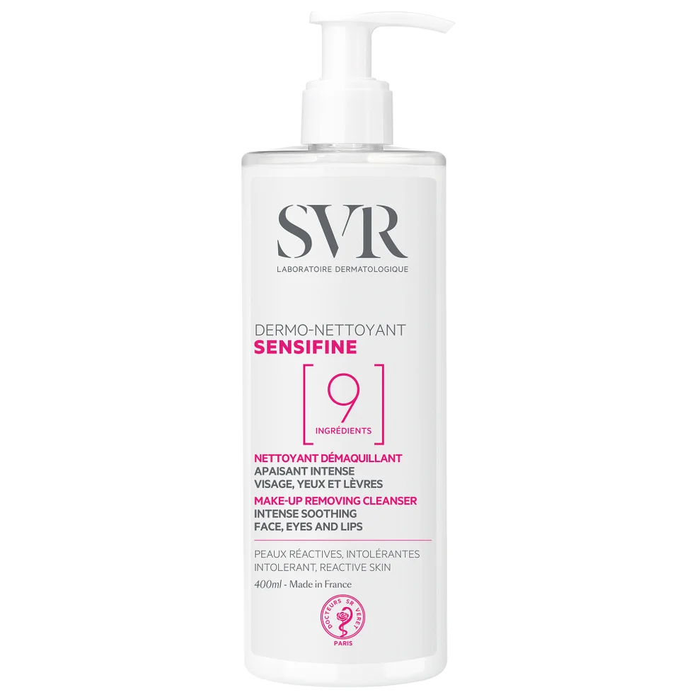 SVR SENSIFINE Ultra-Gentle Cleansing Milk for Sensitive Dry, Eczema-prone Skin, 400ml Image 1