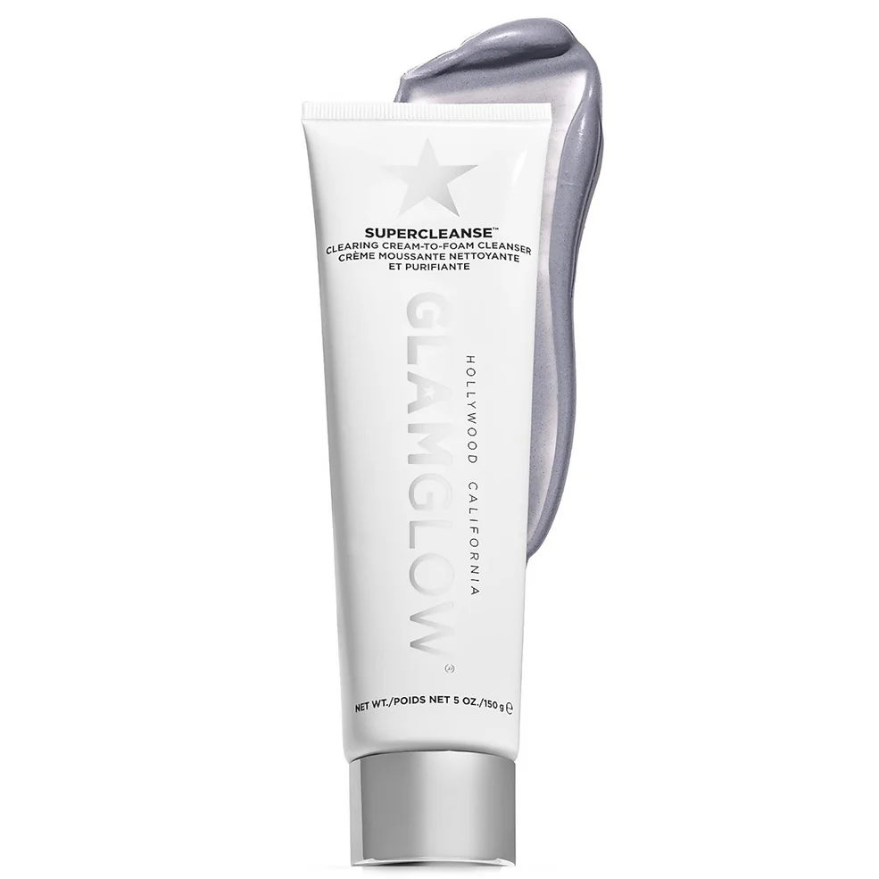 GLAMGLOW Super Cleanse Triple Charcoal Cream-to-Foam Cleanser 150g Image 1