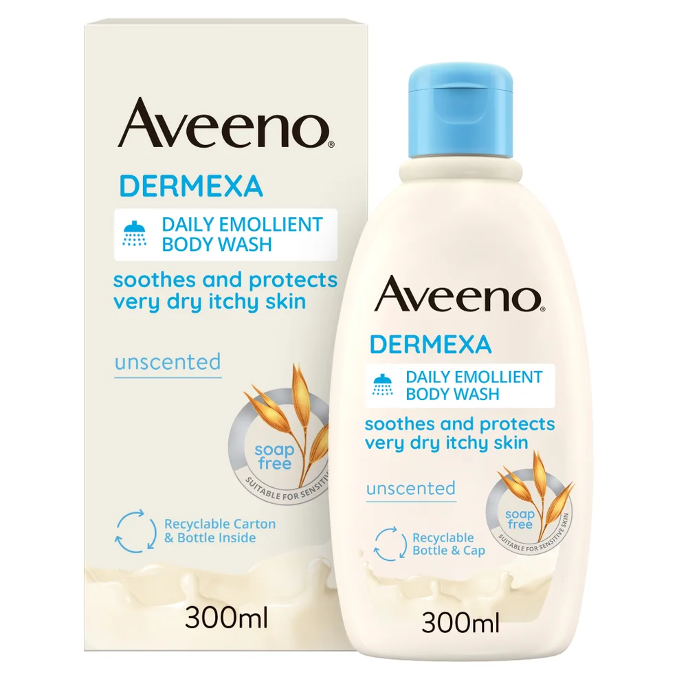 Aveeno Dermexa Daily Emollient Body Wash 300ml Image 1