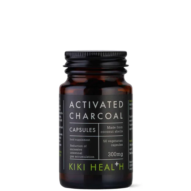 KIKI Health Activated Charcoal - 50 Vegicaps