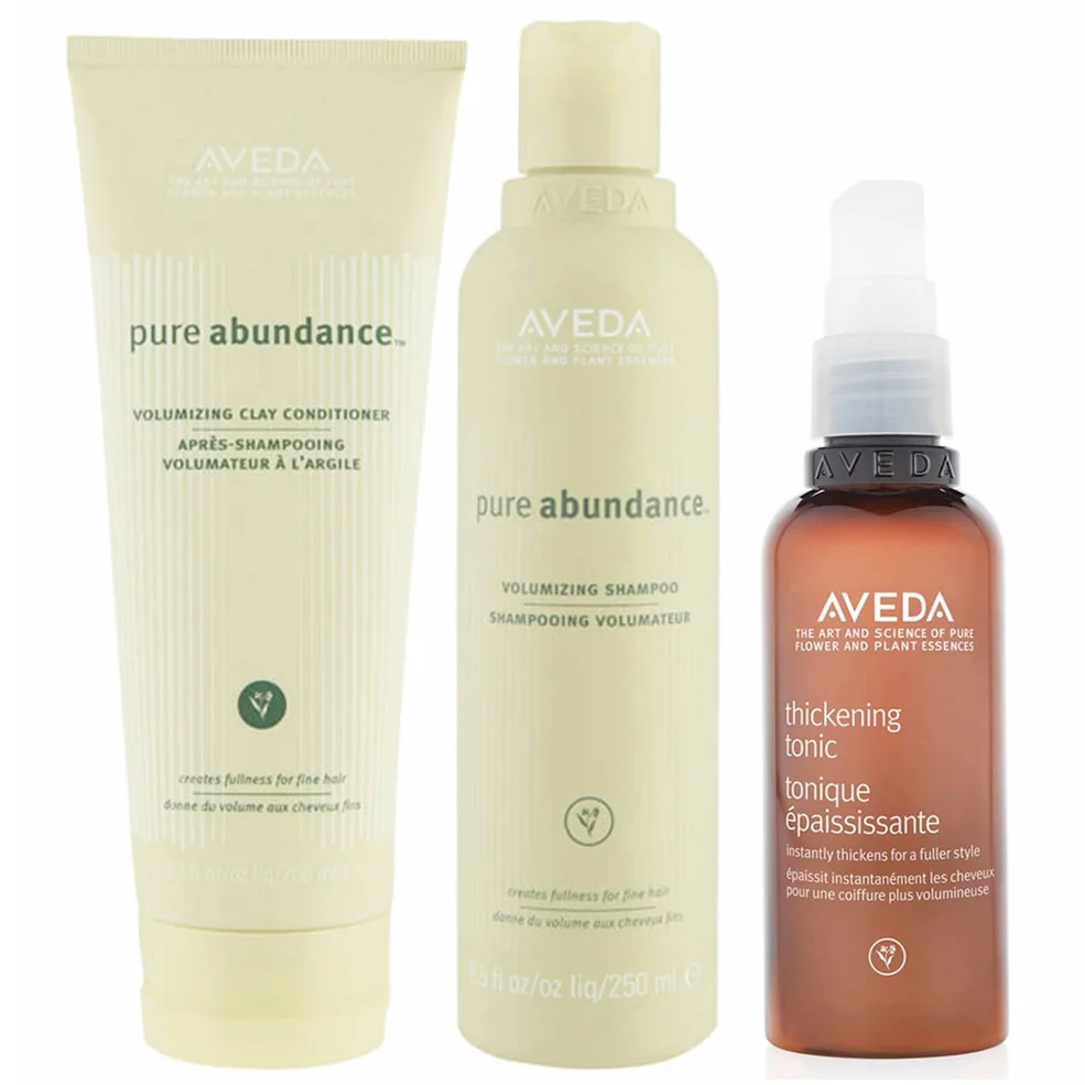 Aveda Pure Ambunance Shampoo, Conditioner and Thickening Tonic Trio (Worth £62.50) Image 1