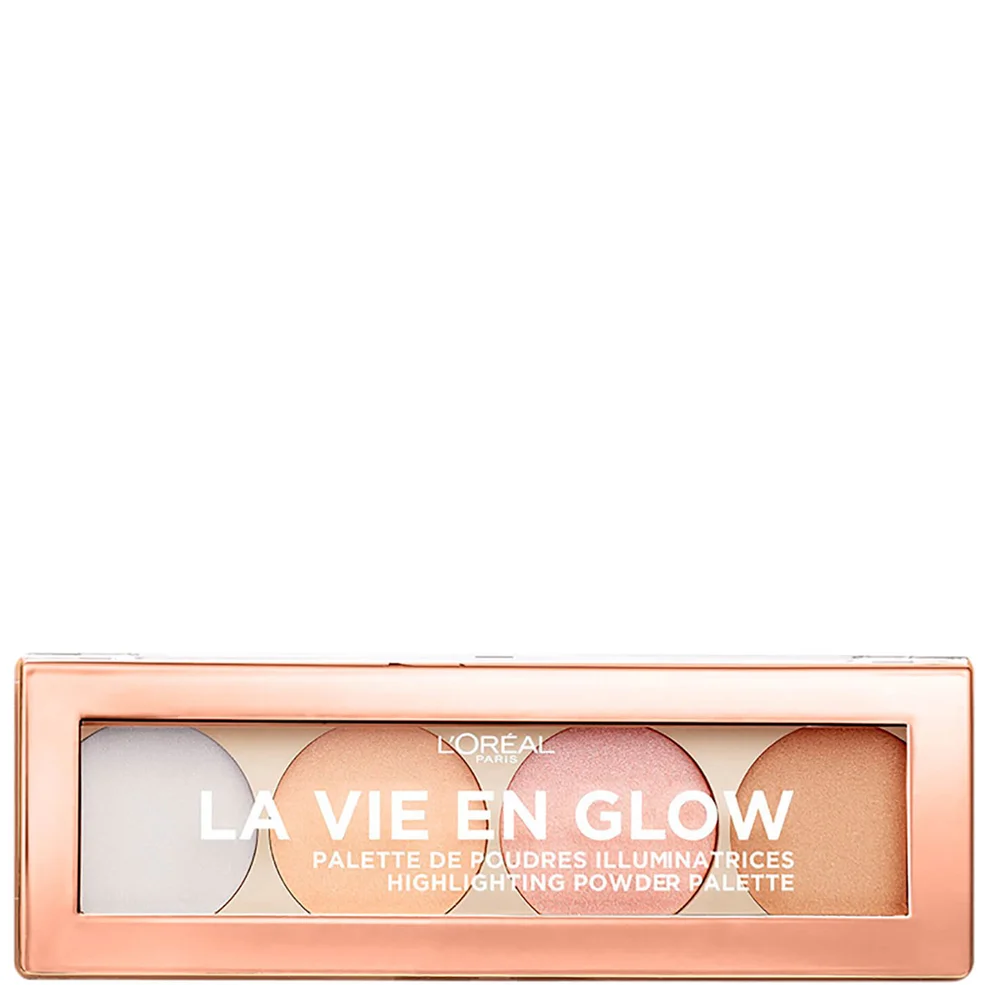 L'Oréal Paris La Vie En Glow Highlighting Powder Palette - Cool Glow 10g Image 1
