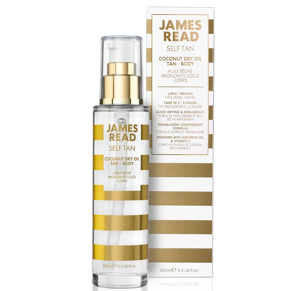 James Read Coconut Dry Body Tan Oil 100ml Image 1