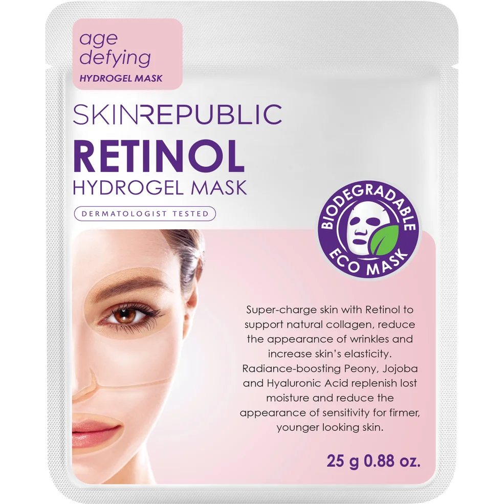 Skin Republic Hydrogel Face Sheet Mask Retinol 25g Image 1
