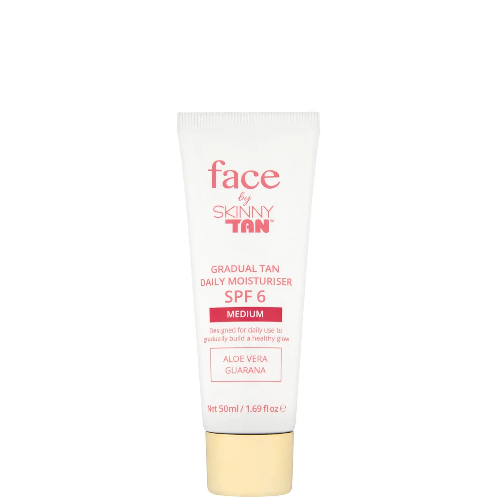 Face by Skinny Tan Gradual Tan Daily Moisturiser Medium 50ml Image 1