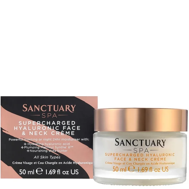 Sanctuary Spa Supercharged Hyaluronic Face and Neck Crème 50ml