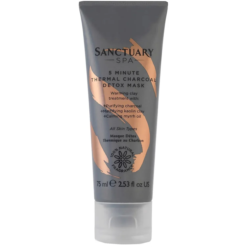Sanctuary Spa 5 Minute Thermal Charcoal Detox Mask 75ml Image 1