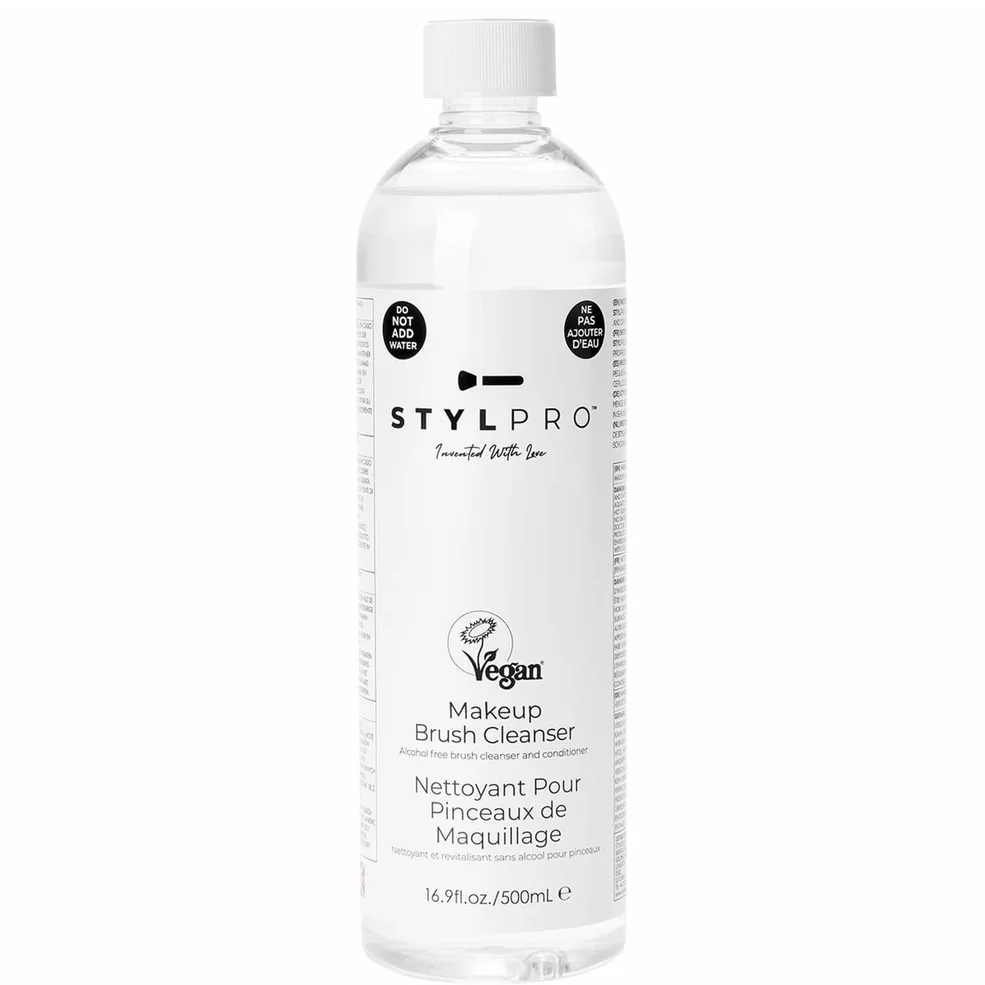StylPro Make Up Brush Cleansing Solution 500ml Image 1
