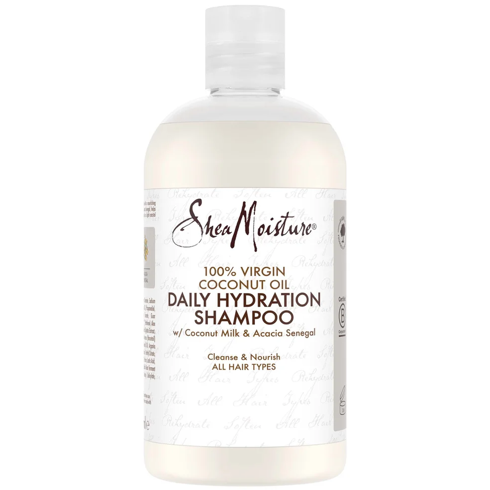 Shea Moisture 100% Virgin Coconut Oil Daily Hydration Shampoo 384ml Image 1