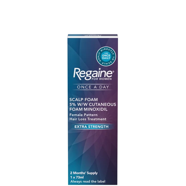 Regaine Women's Once A Day Hair Loss and Regrowth Scalp Foam Treatment with Minoxidil 60g