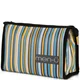 men-ü Stripes Toiletry Bag – Grey/Blue/Yellow