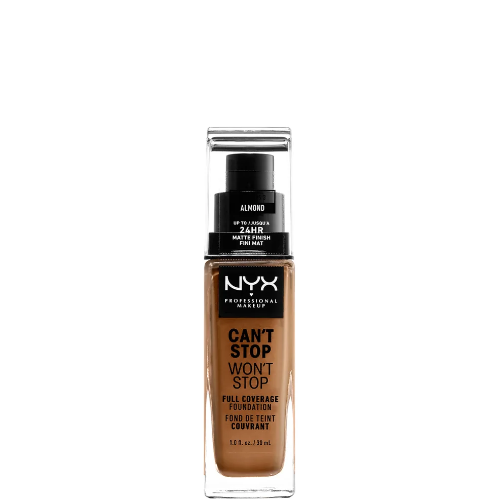 NYX Professional Makeup Can't Stop Won't Stop 24 Hour Foundation (Various Shades) Image 1