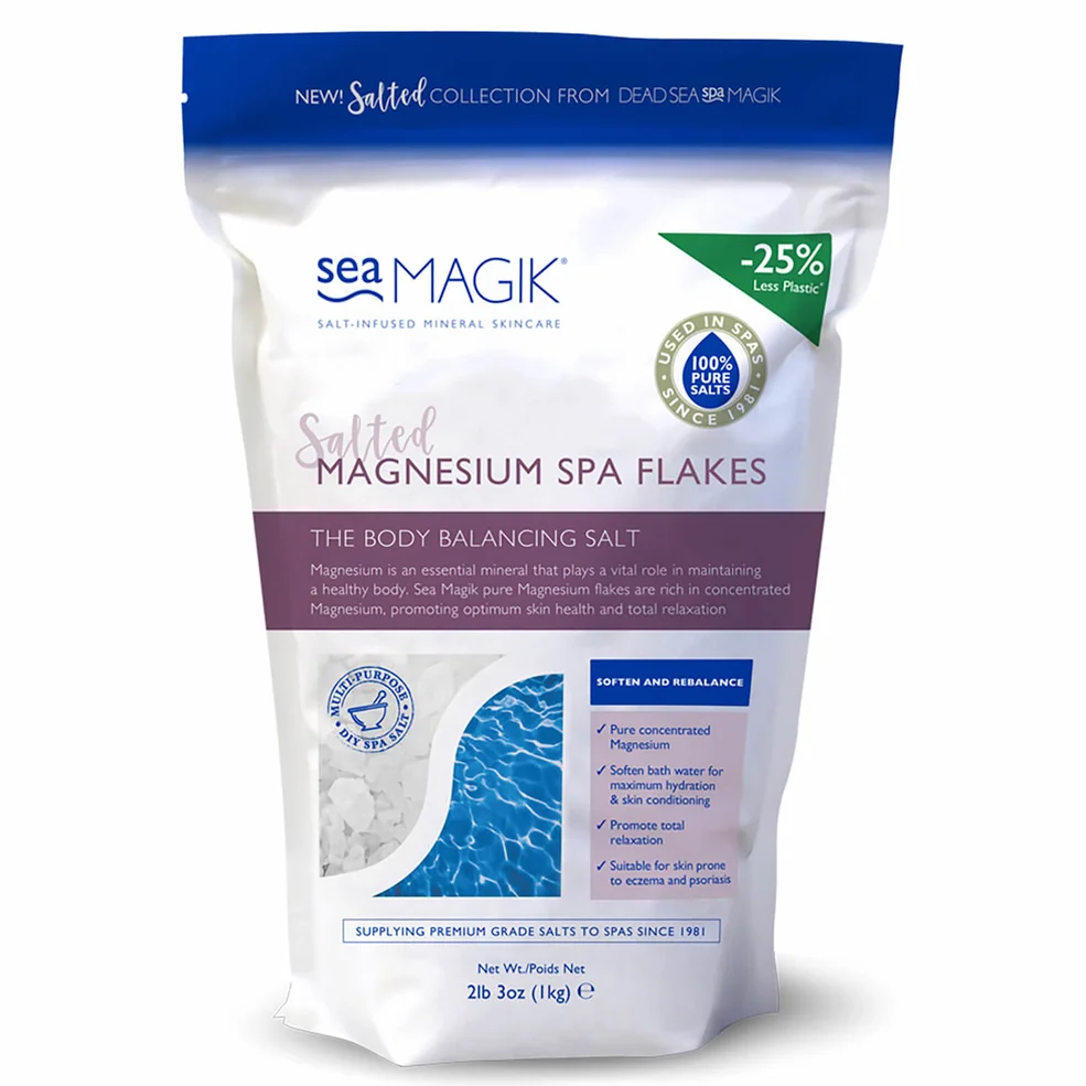 Sea Magik Magnesium Spa Flakes 1kg Image 1