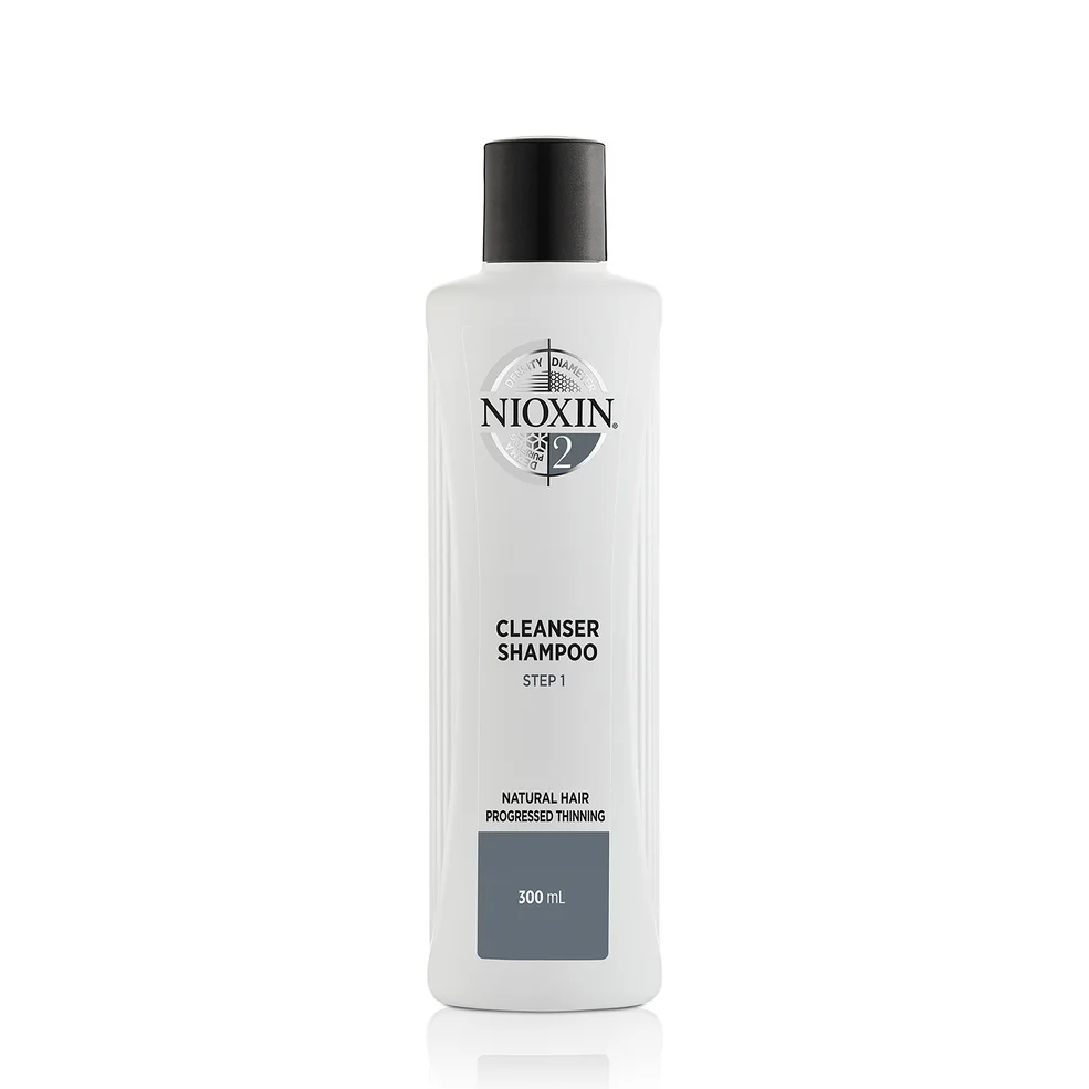 NIOXIN 3-Part System 2 Cleanser Shampoo for Natural Hair with Progressed Thinning 300ml Image 1