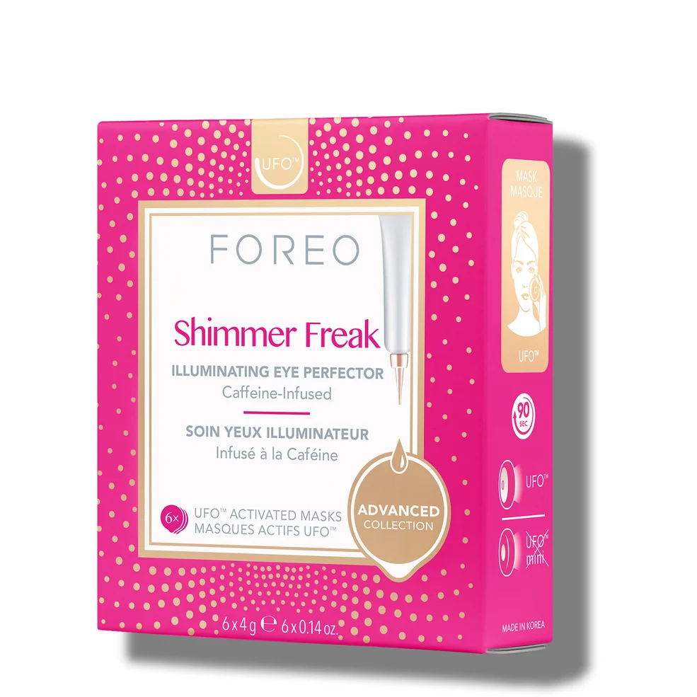 FOREO Shimmer Freak UFO Illuminating Eye Mask (6 Pack) Image 1