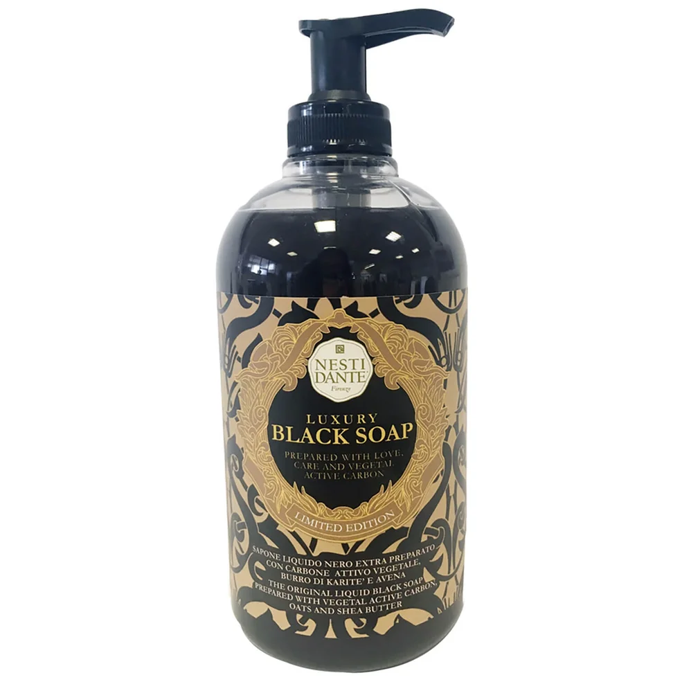 Nesti Dante Luxury Black Liquid Soap 500ml Image 1