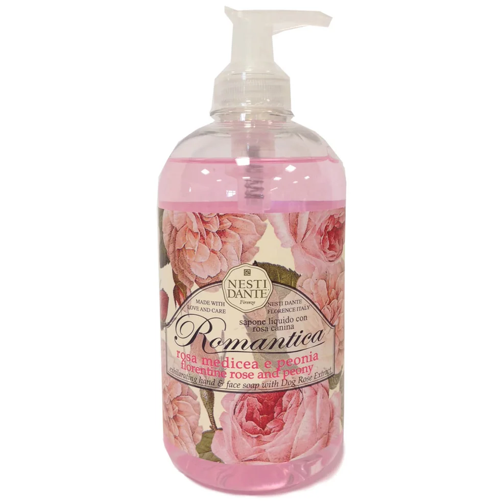 Nesti Dante Rose & Peony Liquid Soap 500ml Image 1
