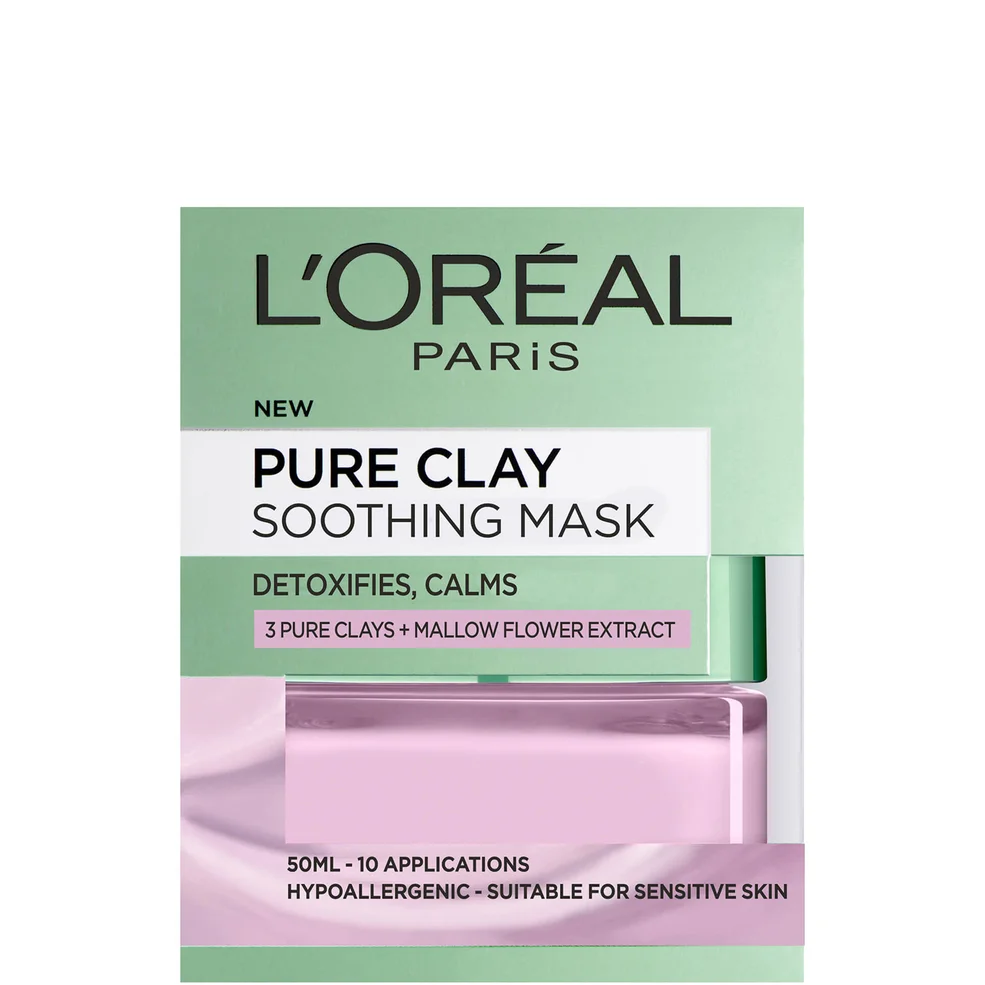 L'Oréal Paris Pure Clay Soothing Face Mask 50ml Image 1