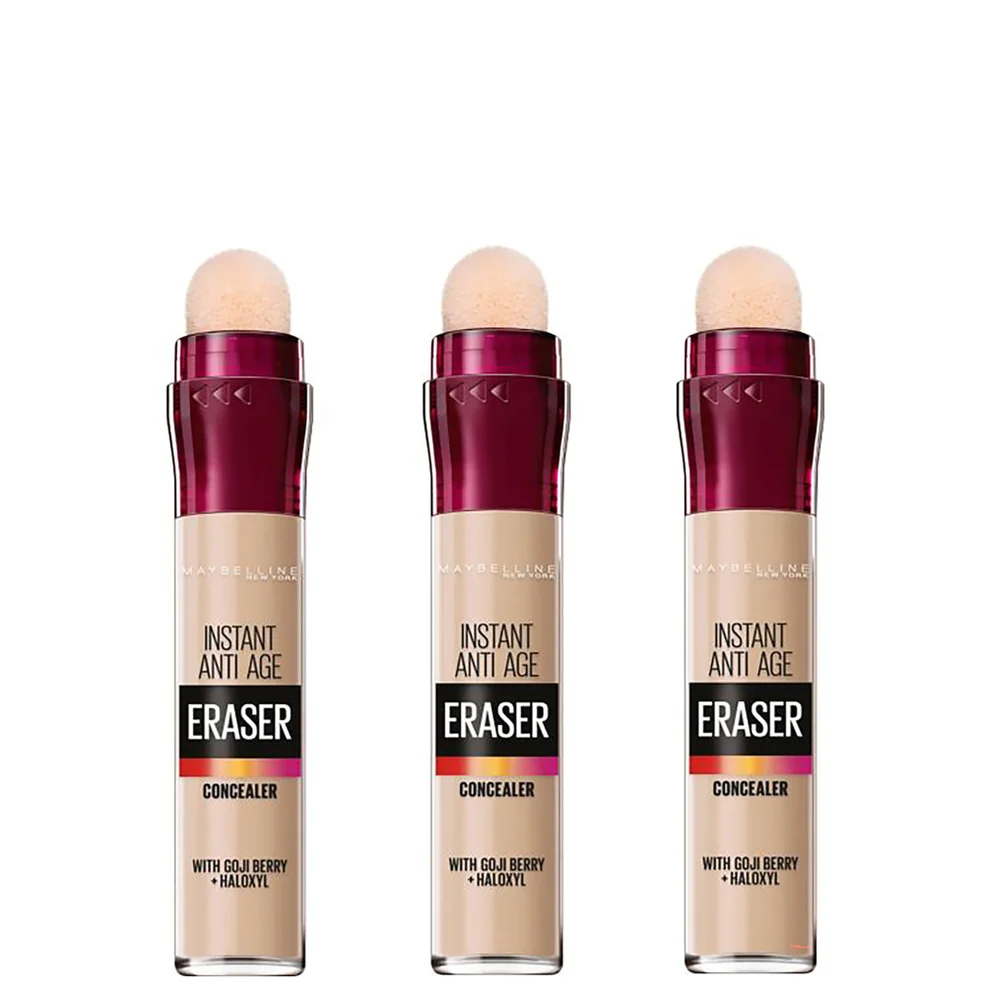 Maybelline Eraser Eye Concealer Light x 3 (Worth £29.97) Image 1