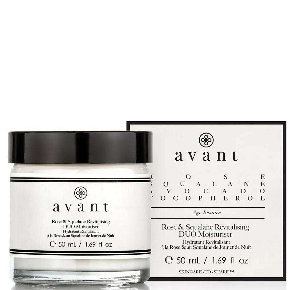 Avant Skincare Rose and Squalane Revitalising Duo Moisturiser 50ml Image 1
