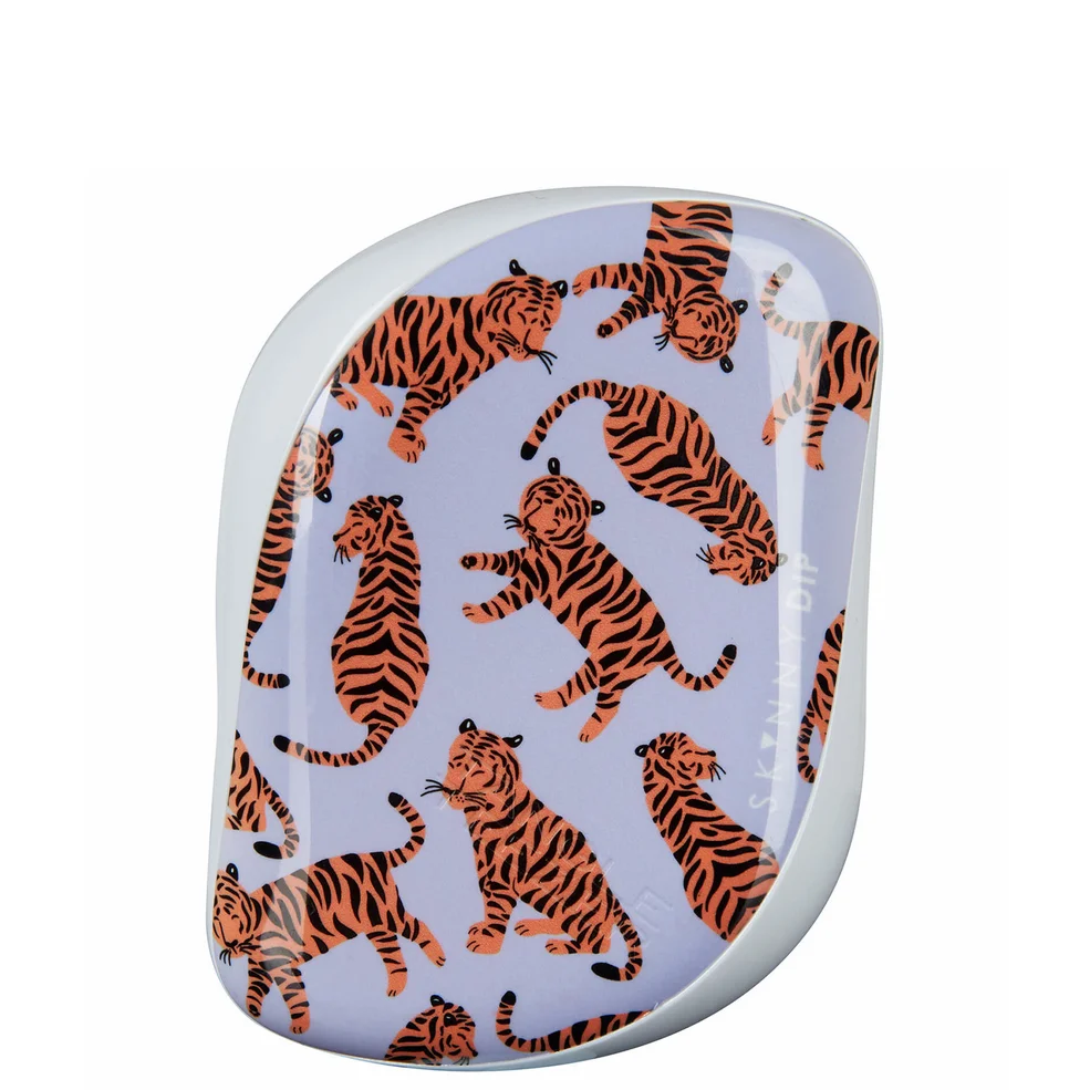 Tangle Teezer x Skinny Dip Compact Styler Detangling Hair Brush - Trendy Tiger Image 1