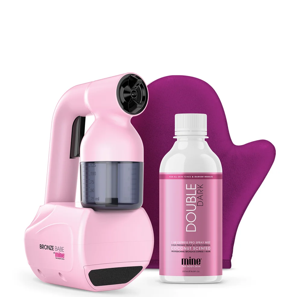 MineTan Bronze Babe Personal Spray Tan Kit - Pink 50ml Image 1