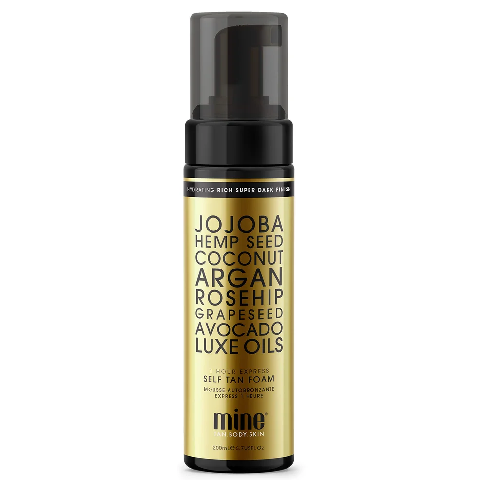 MineTan Luxe Foamed Oil Self Tan Foam 200ml Image 1