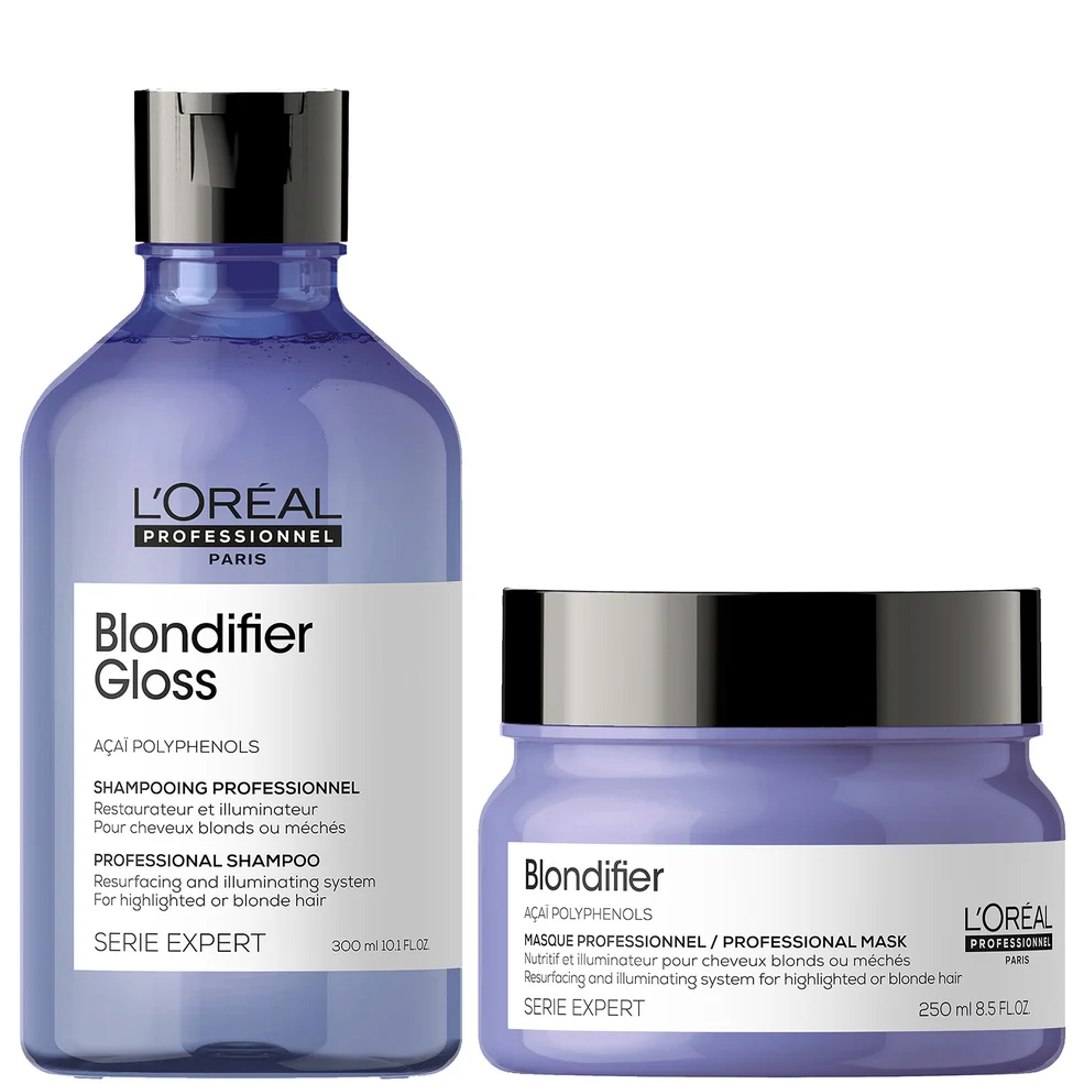L'Oréal Professionnel Serie Expert Blondifier Gloss Shampoo and Masque Duo Image 1