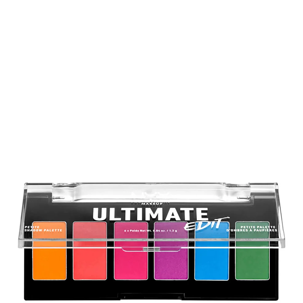NYX Professional Makeup Ultimate Edit Petite Eye Shadow Palette - Brights Image 1