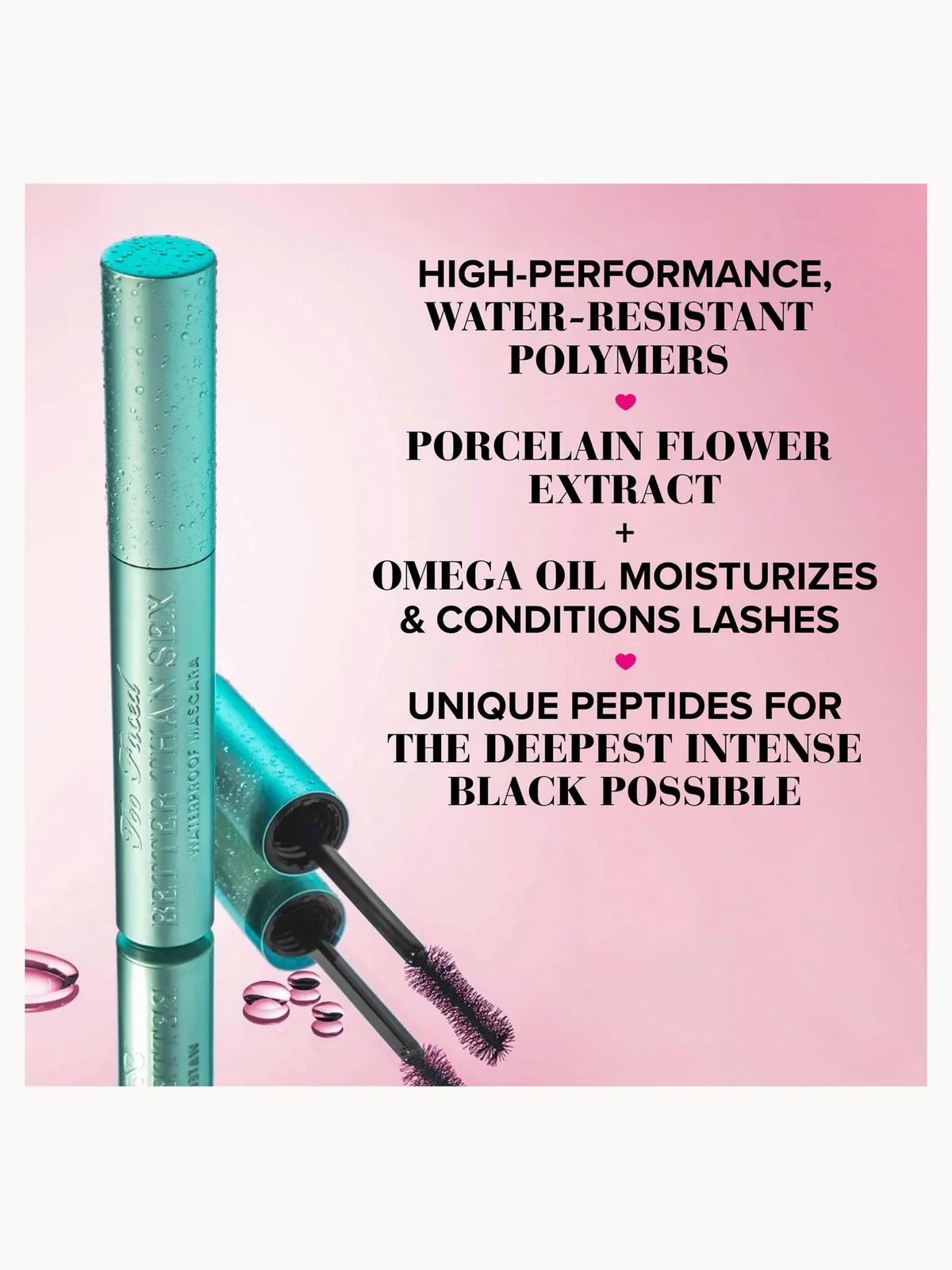 Too Faced Better Than Sex Waterproof Doll-Size Mascara 4.8g | LOOKFANTASTIC Too Faced Better Than Sex Waterproof Doll-Size Mascara 4.8g | LOOKFANTASTIC