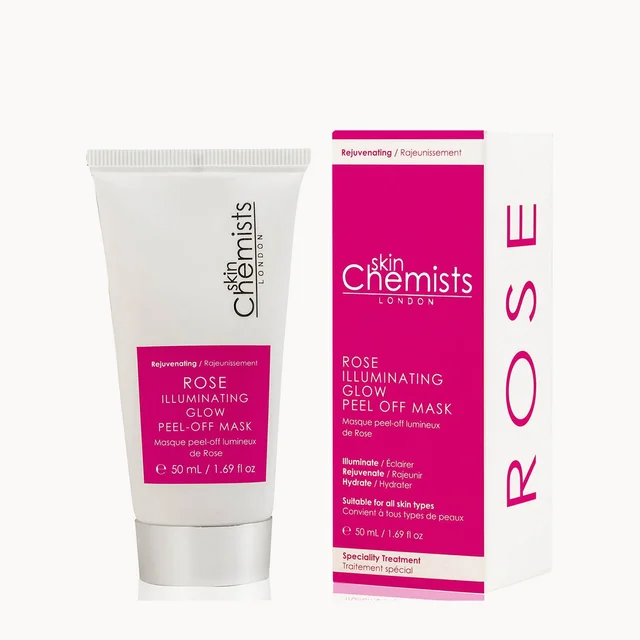 skinChemists Rose Illuminating Glow Peel-Off Mask 50ml
