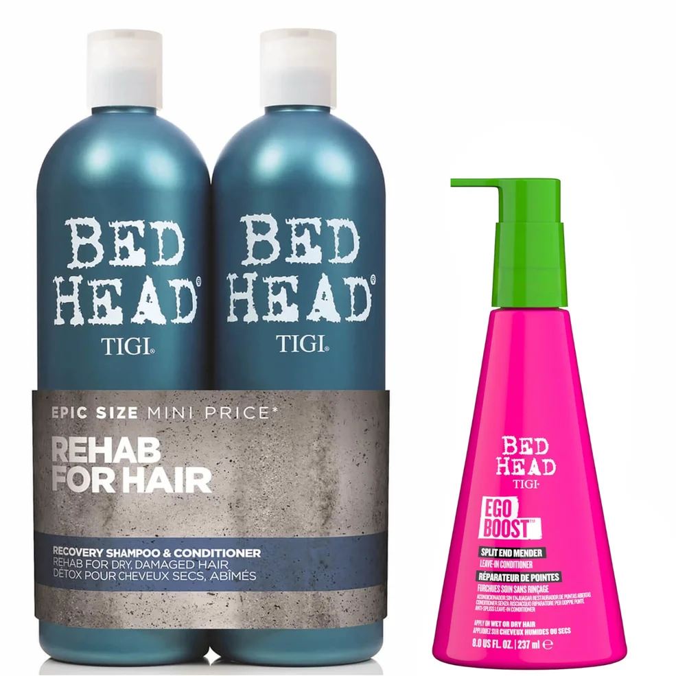 TIGI Bed Head Moisture Shampoo, Conditioner and Leave in Conditioner Set Image 1