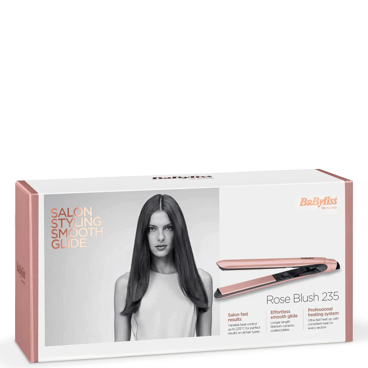 BaByliss Straighteners Rose Blush LOOKFANTASTIC