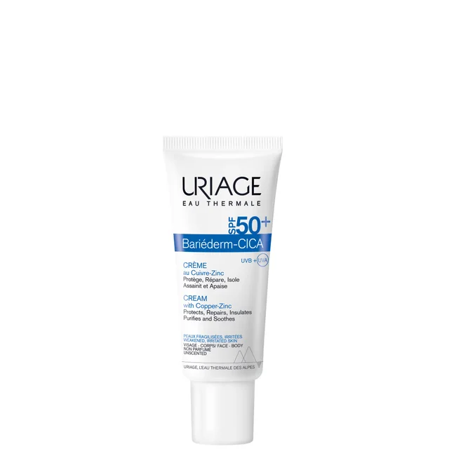 Uriage Bariéderm Cica-Cream with Copper-Zinc SPF50+ 40ml