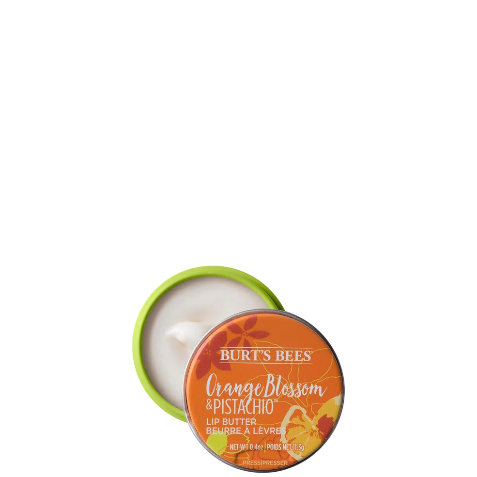 Burt's Bees 100% Natural Moisturizing Lip Butter with Orange Blossom and Pistachio, 11.3g Image 1